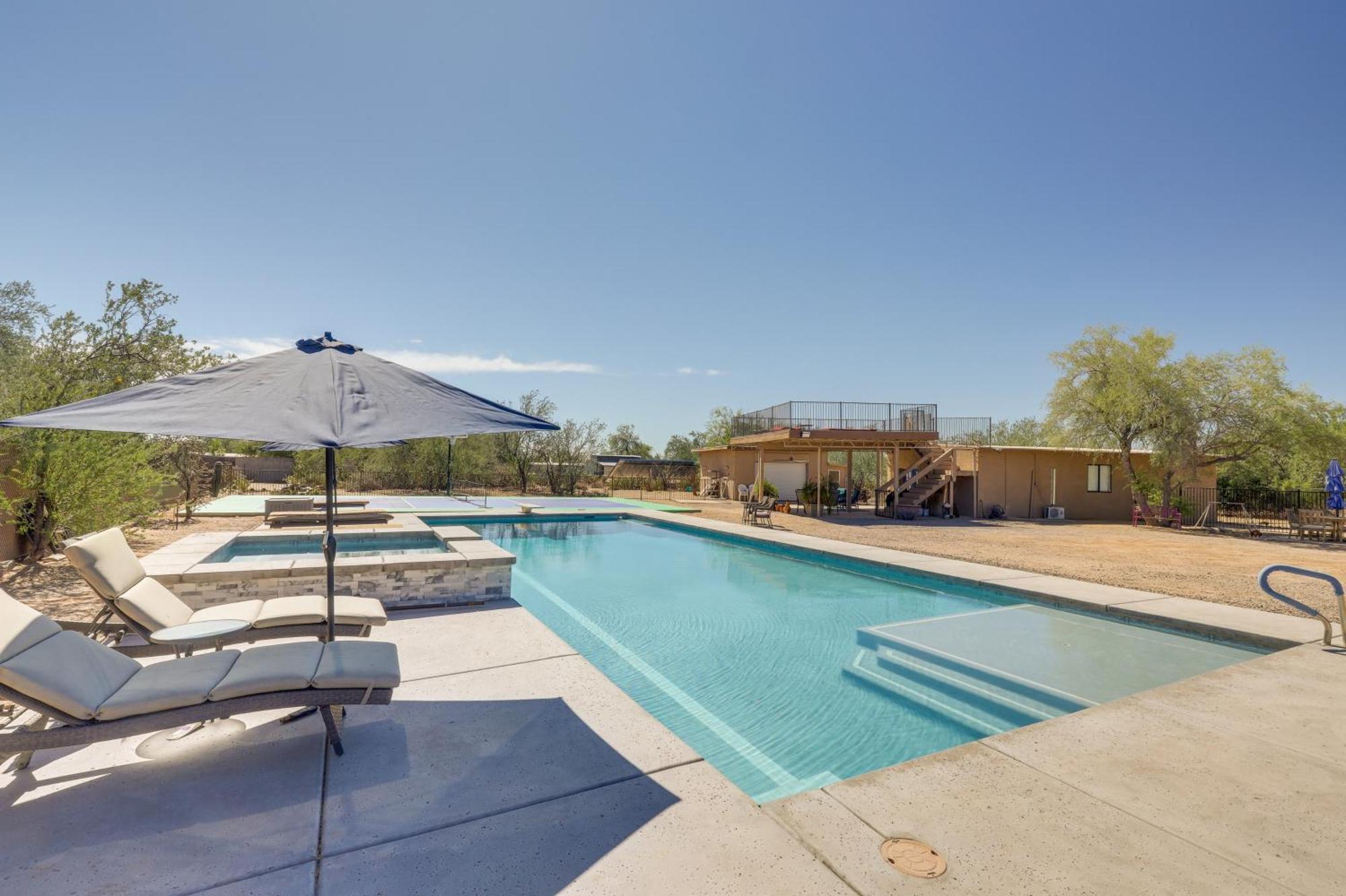 Oro Valley Retreat With Pool, Spa And Rooftop Views! Exterior foto